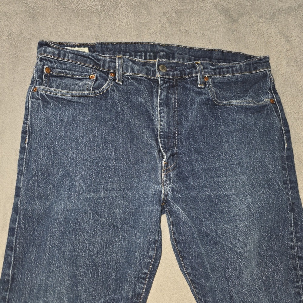 Levi's Premium Lot 502 Regular Fit Jeans Stretch‎ Medium Wash Denim 38x30